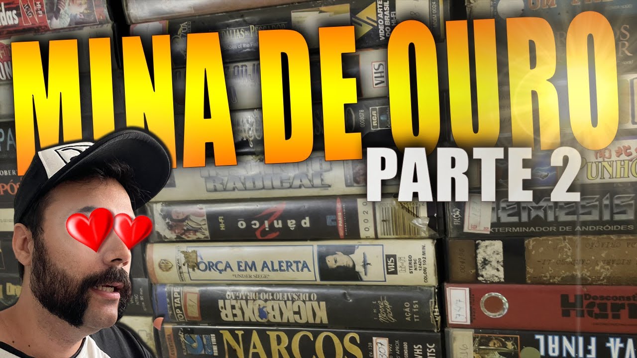 A MINA DE OURO DO VHS! VOCÊS VÃO FICAR SURPRESOS!!! (PARTE 2)