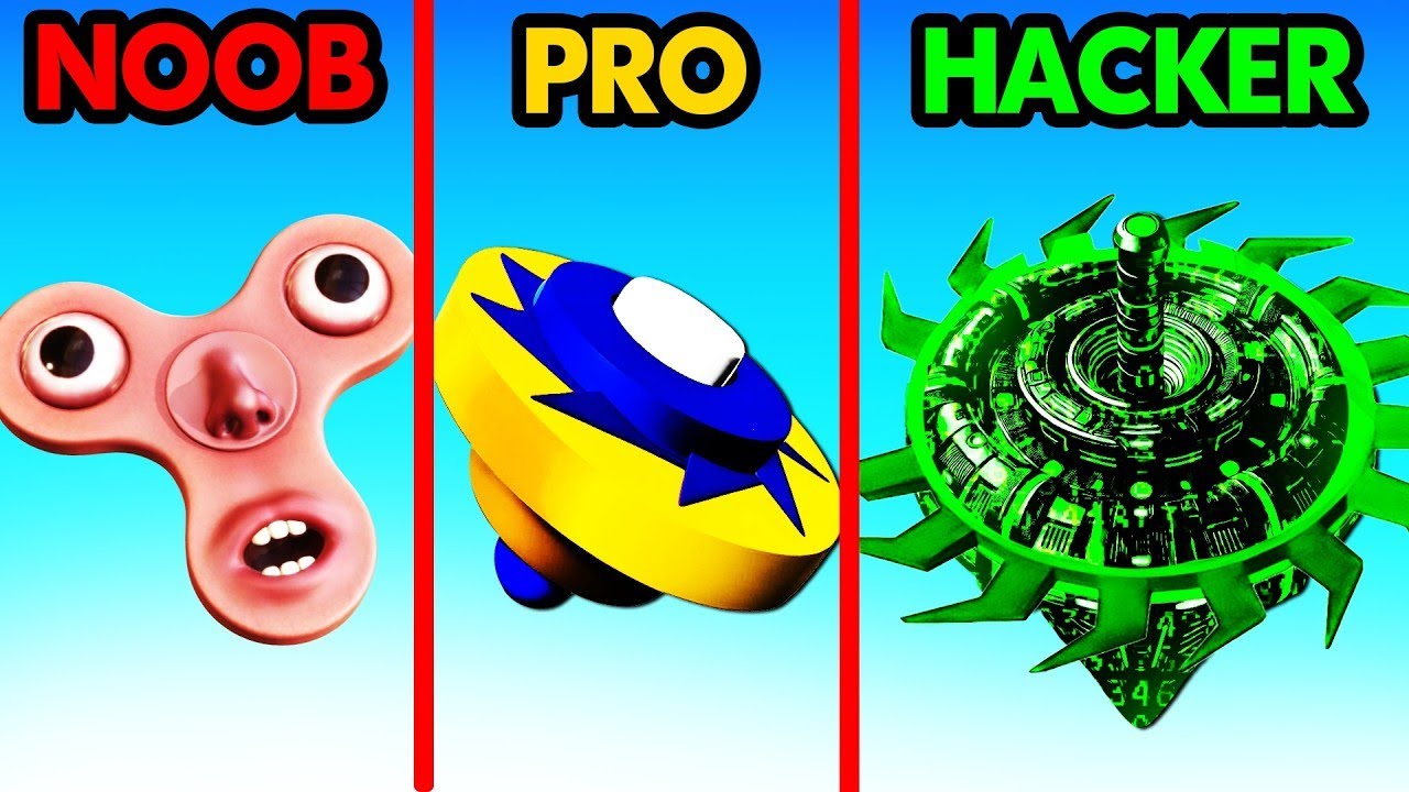 SPINNER NOOB vs PRO vs HACKER