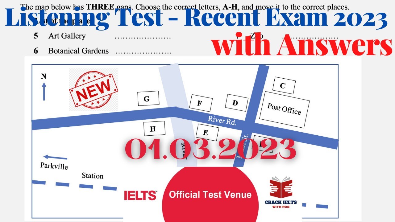 IELTS Listening Actual Test 2023 with Answers | March Exam