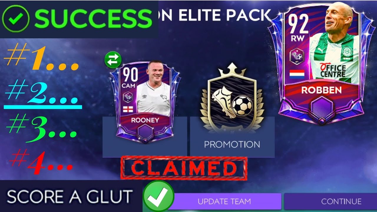 Fifa Mobile 21 - How to get ROONEY and ROBBEN from the Seasons? 7 Tips that works 100%