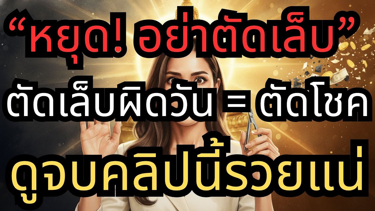 ตัดเล็บผิดชีวิตเปลี่ยน! วันไหน 