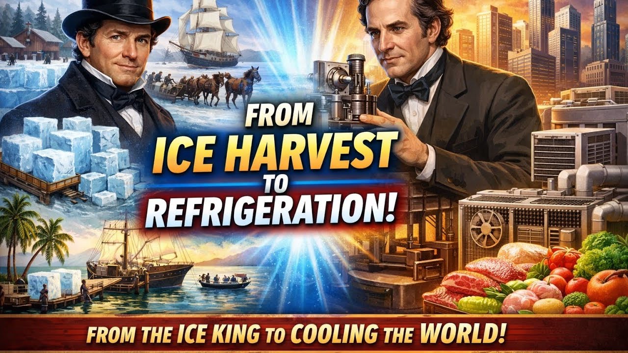 Od Lodowych Kr&oacute;l&oacute;w do Chłodnych Maszyn: Jak Fryderyk Tudor i John Gorrie zmienili świat na zawsze