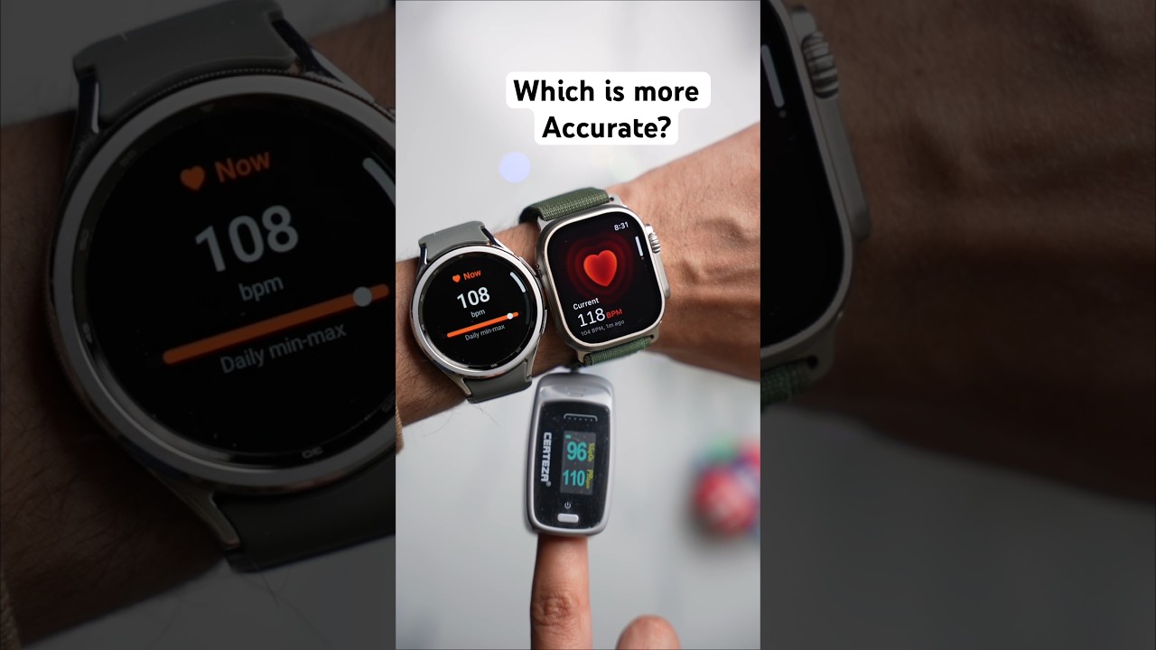 Galaxy Watch 6 Vs Apple Watch Ultra Heart Rate Test!