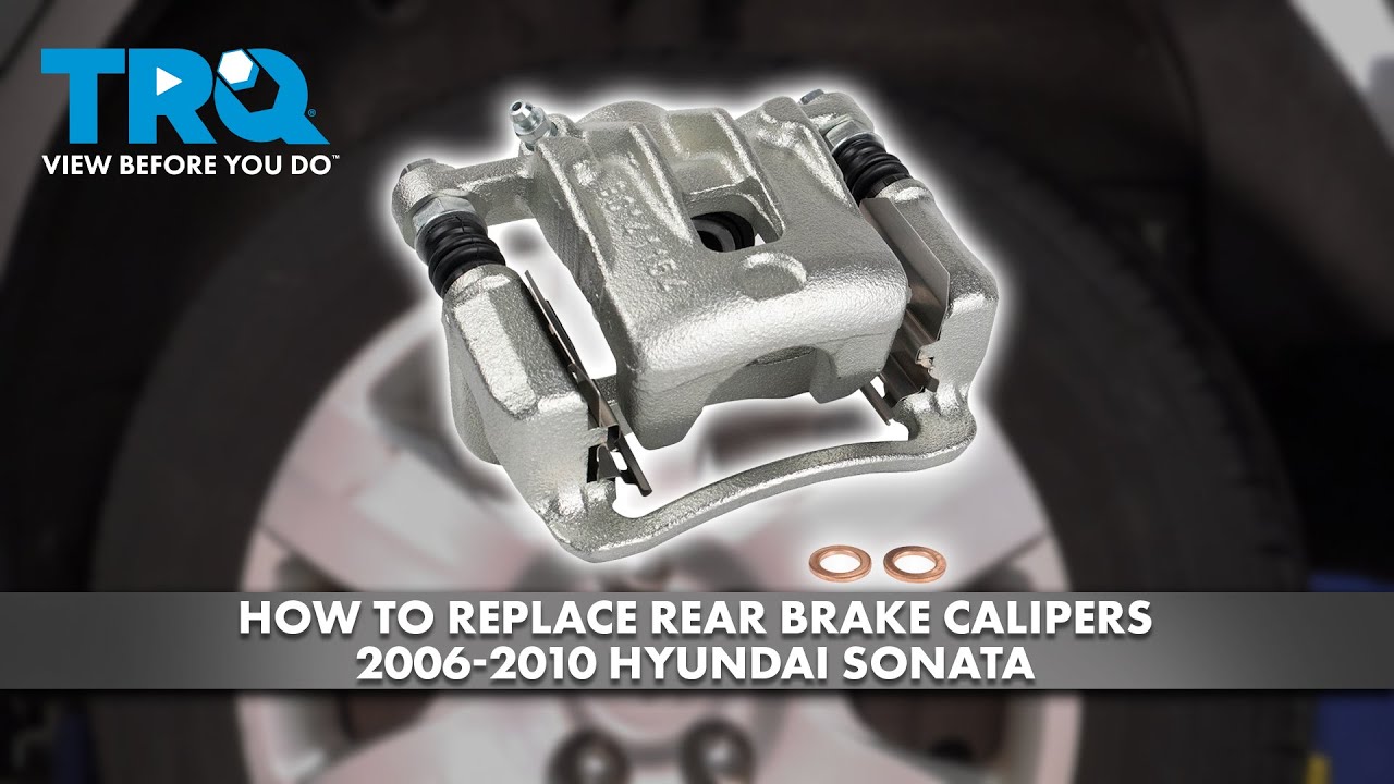 How to Replace Rear Brake Calipers 2006-2010 Hyundai Sonata