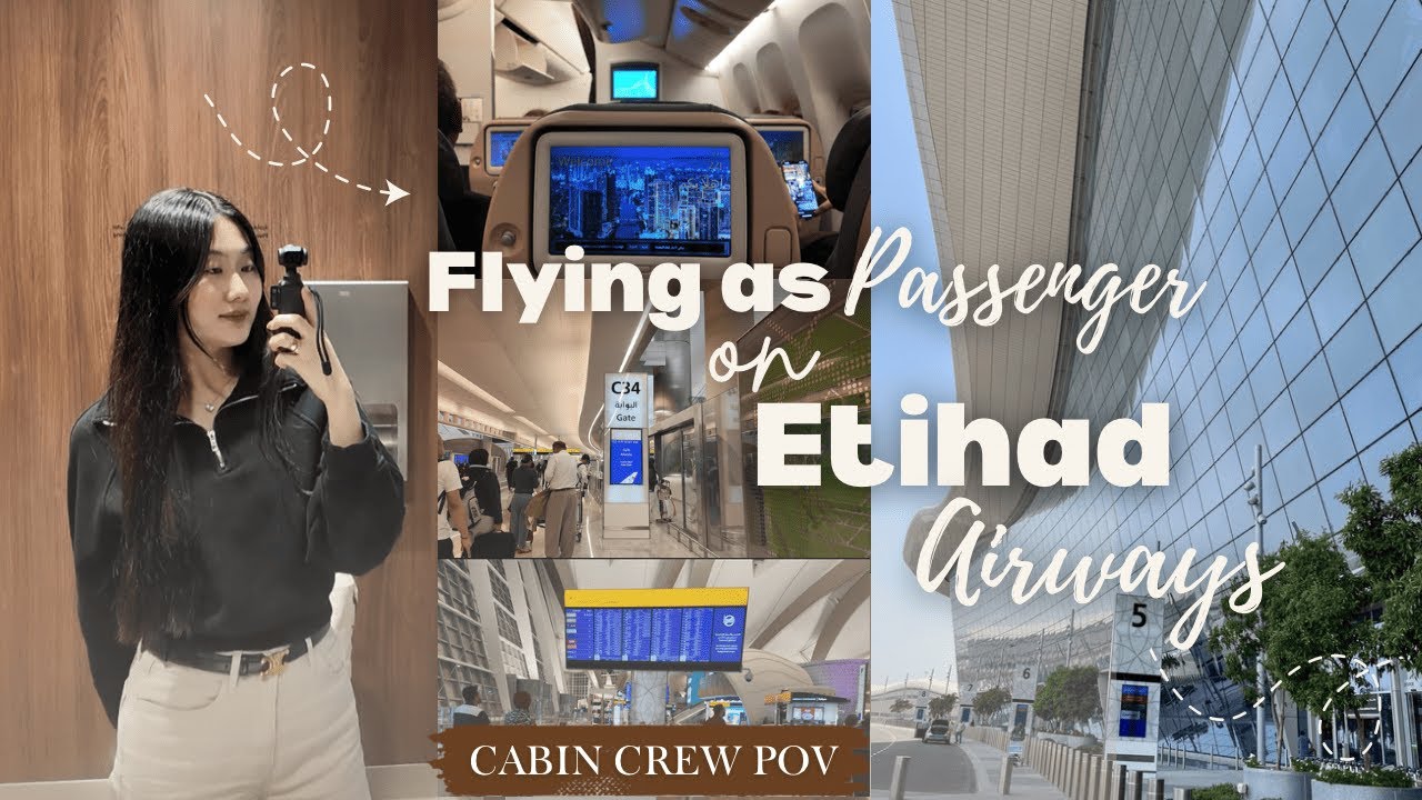Flying as a Passenger on Etihad Airways ✈️ | Cabin Crew POV