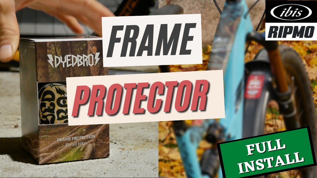 Frame Protection Installation - Ripmo gets DYEDBRO