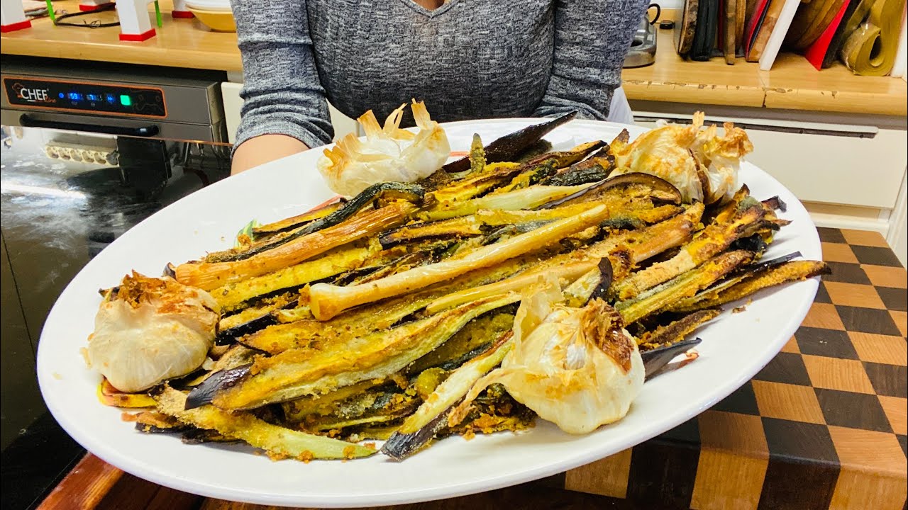 Il contorno più buono,melanzane, zucchine, porri, aglio, no fritti, ancora più buoni