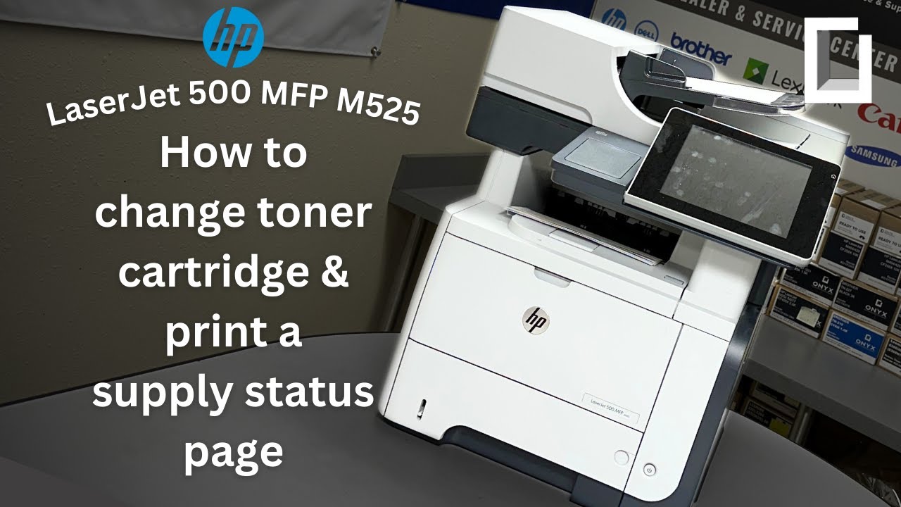 HP LaserJet 500 MFP M525 | How to Change Toner Cartridge | Onyx Tutorials