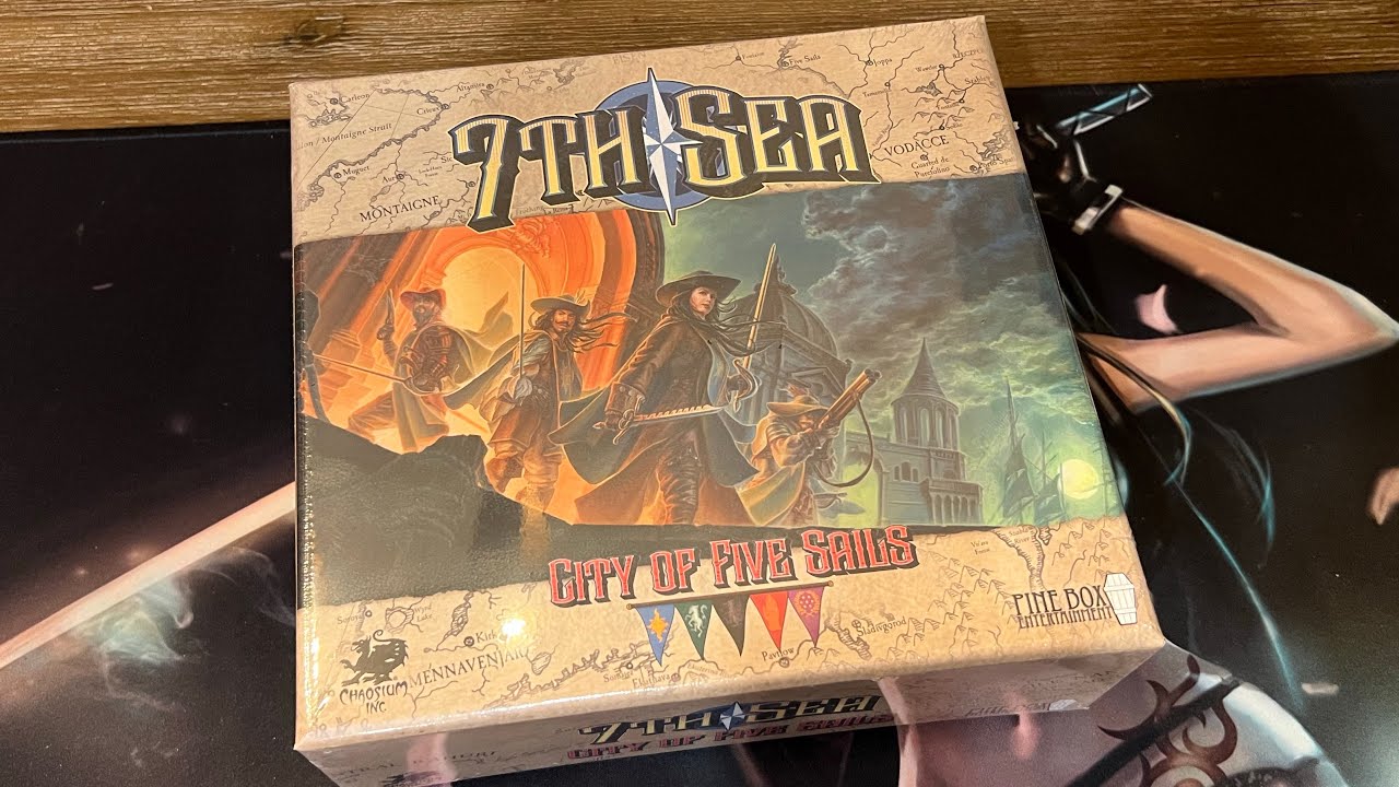 7th sea City of Five Sails Unboxing