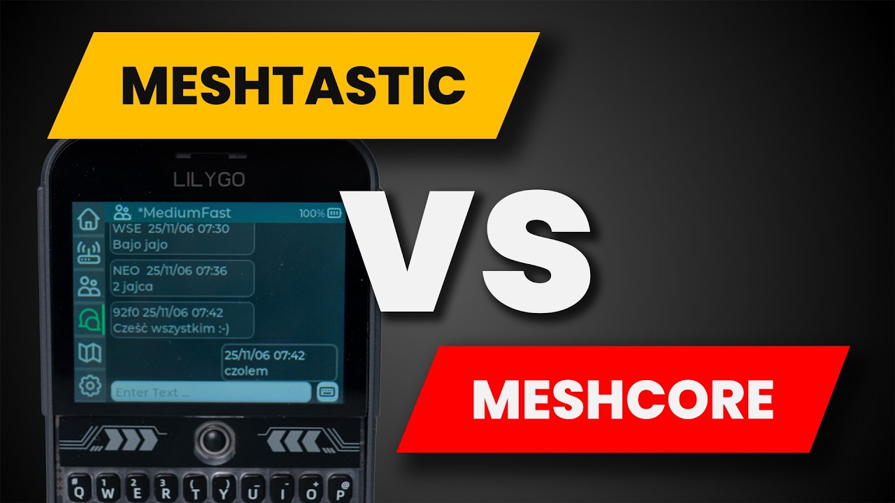 Meshtastic против MeshCore: реальные различия.