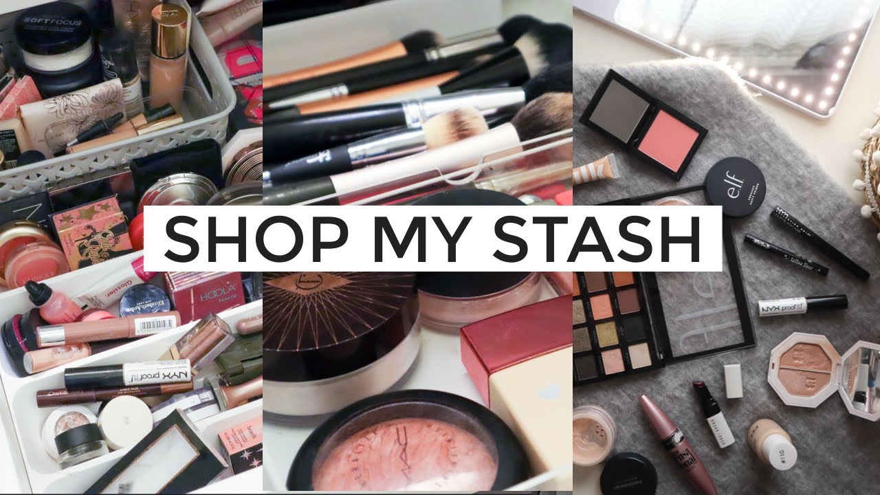 SHOP MY STASH - What's in My Makeup Bag - WINTER 2025 - Shopping My Makeup Collection For My Low Buy