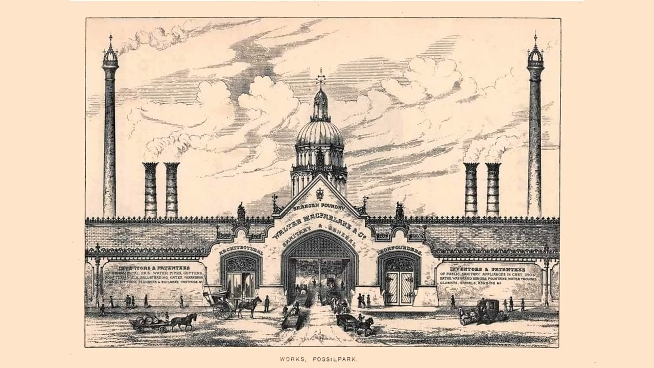 Macfarlane's Iron Foundry in Saracen Street, Possilpark