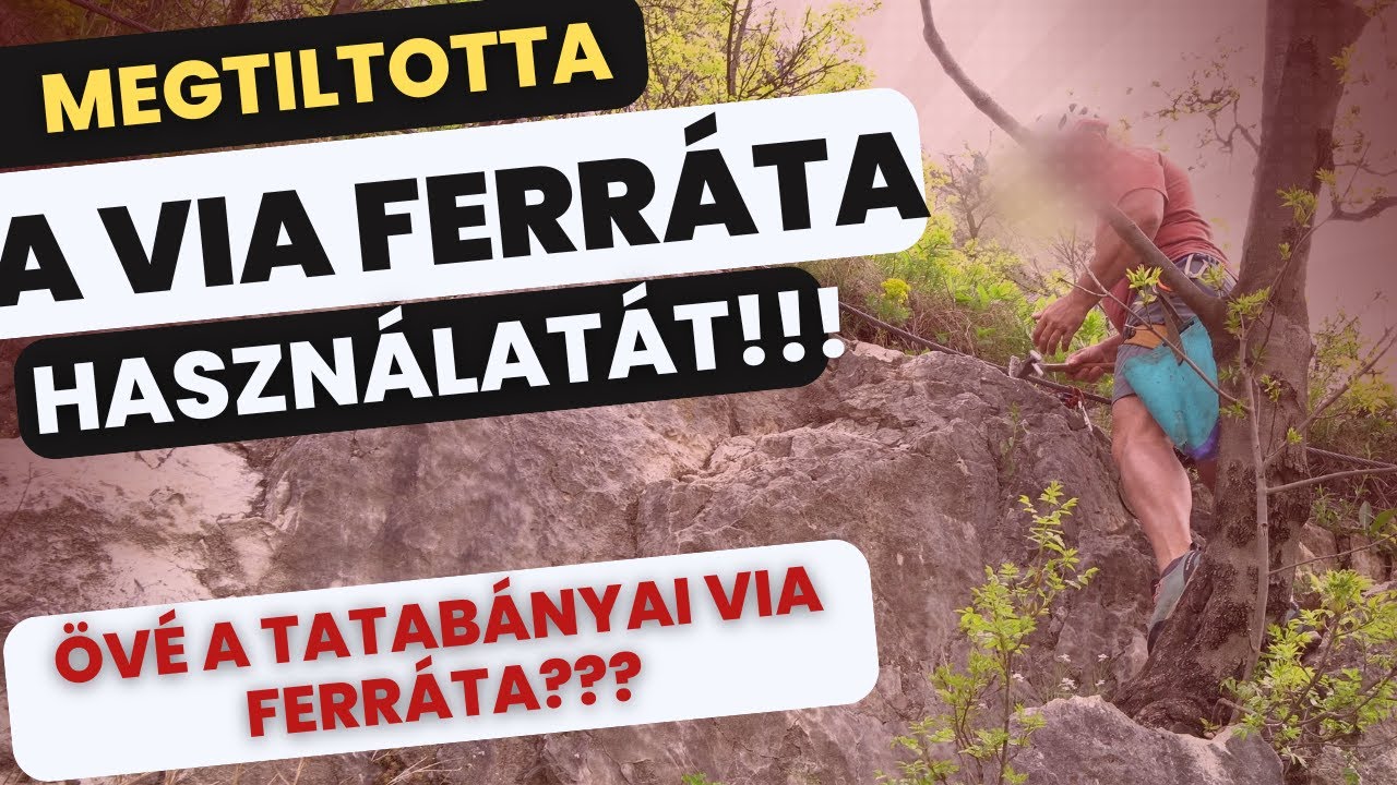 Lebontották előttünk a Tatabányai Via Ferrata utat!