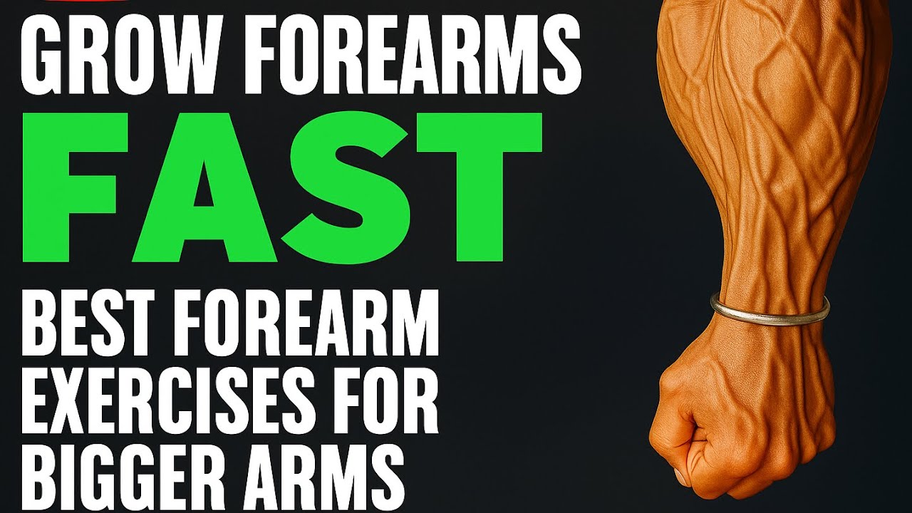 How to Grow Forearms FAST | Best Forearm Exercises for Bigger Arms 