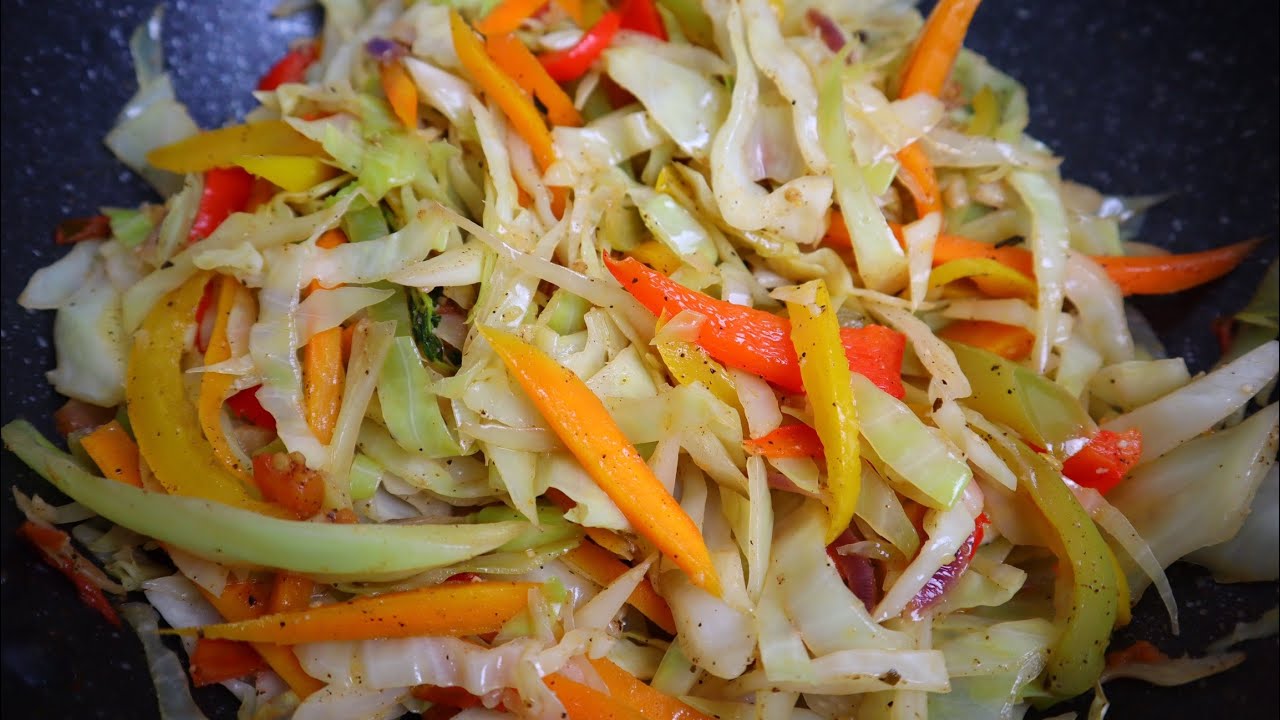 САМАЯ ВКУСНАЯ ЯМАЙСКАЯ ТУШЕНАЯ КАПУСТА | ЖАРЕНАЯ КАПУСТА | РЕЦЕПТ ТУШЕНОЙ КАПУСТЫ