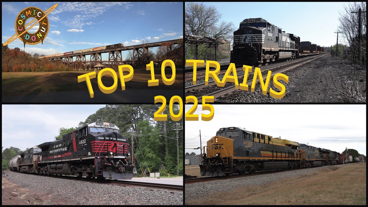 CosmicDonut Presents: My Top 10 Trains of 2025!