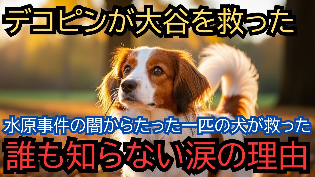 【号泣】「デコピン、お前が僕を救ってくれた」大谷翔平が