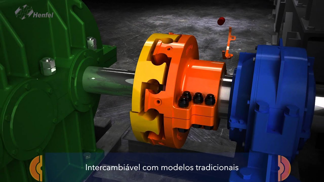 Acoplamento Flexível Bipartido HDFB HENFEL
