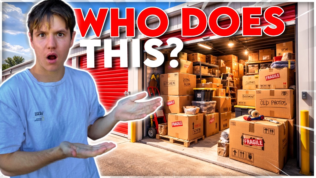 WHO DOES THIS?!? I BOUGHT AN ABANDONED STORAGE UNIT FULL OF...