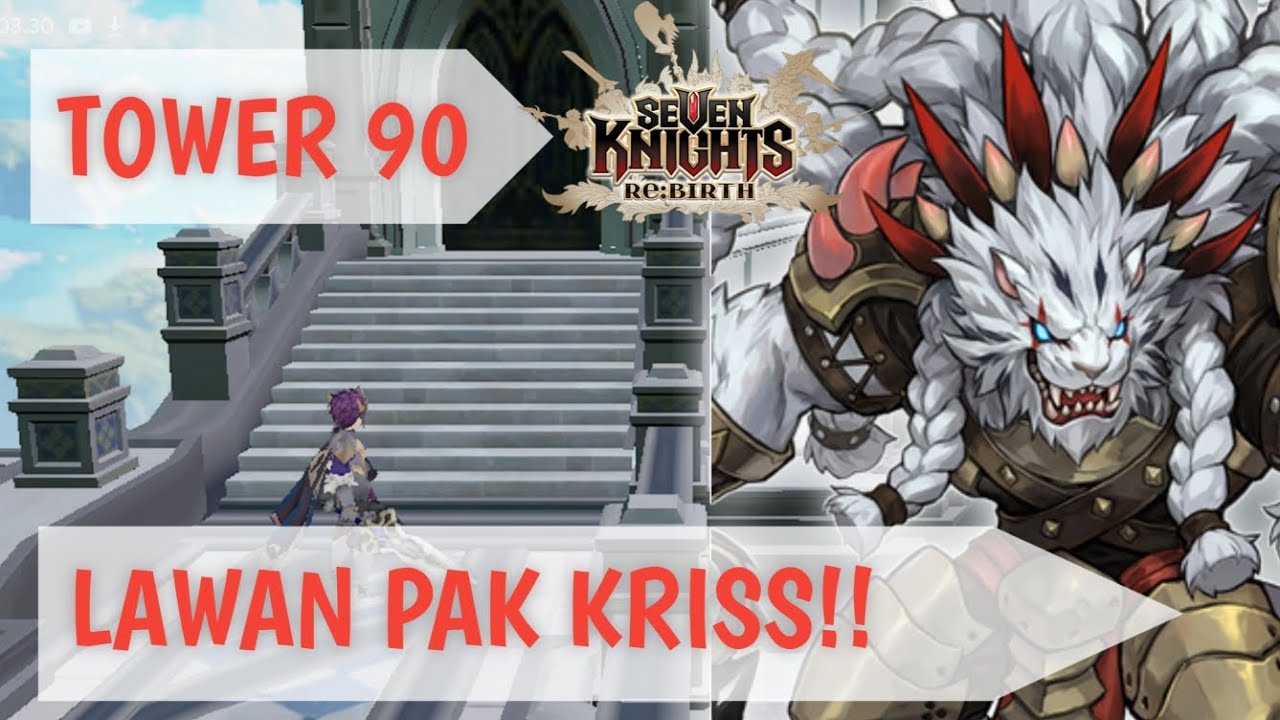 INFINITE TOWER 90 WITH F2P TEAM NGERI PAK KRISS!! | 7 KNIGHTS REBIRTH