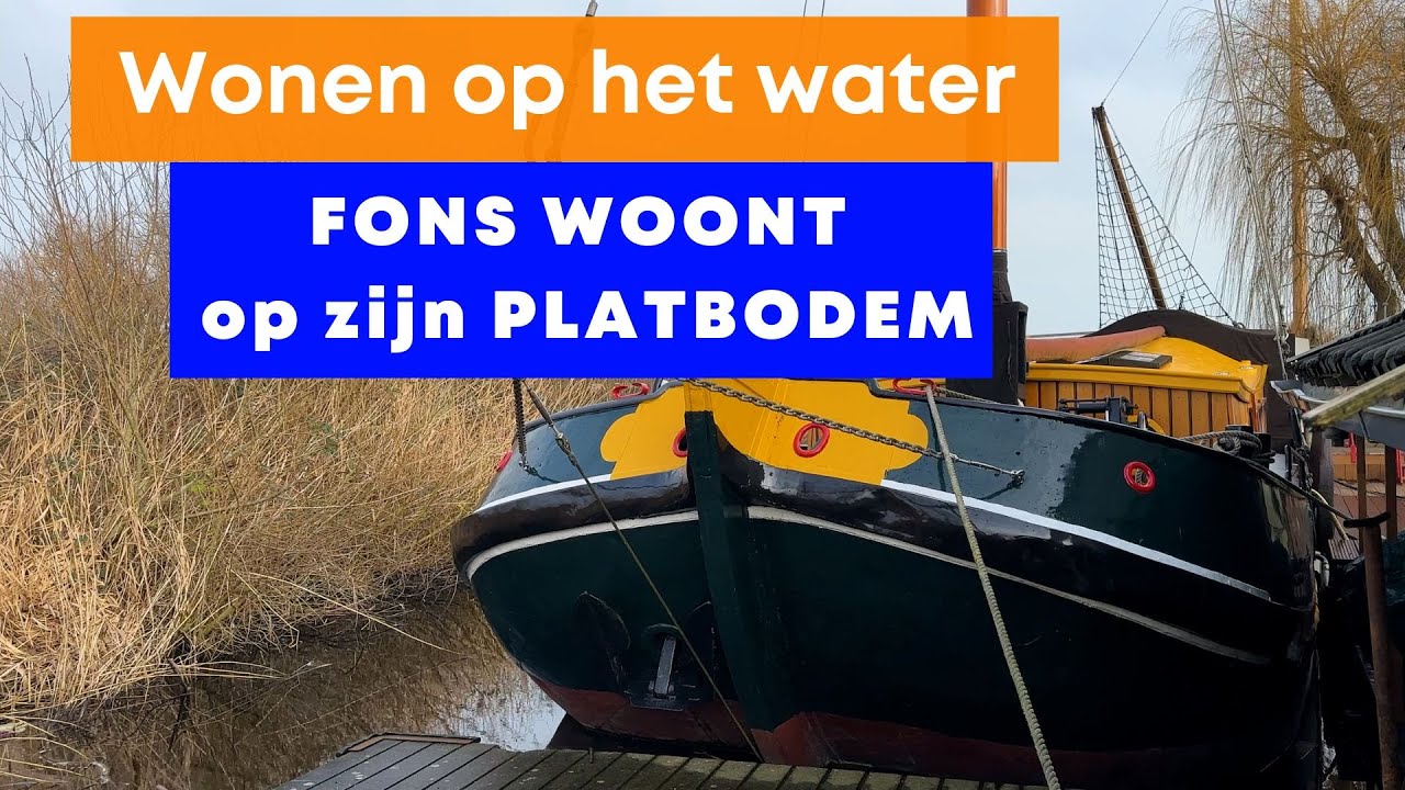 Fons WOONT op zijn PLATBODEM en is molenaar