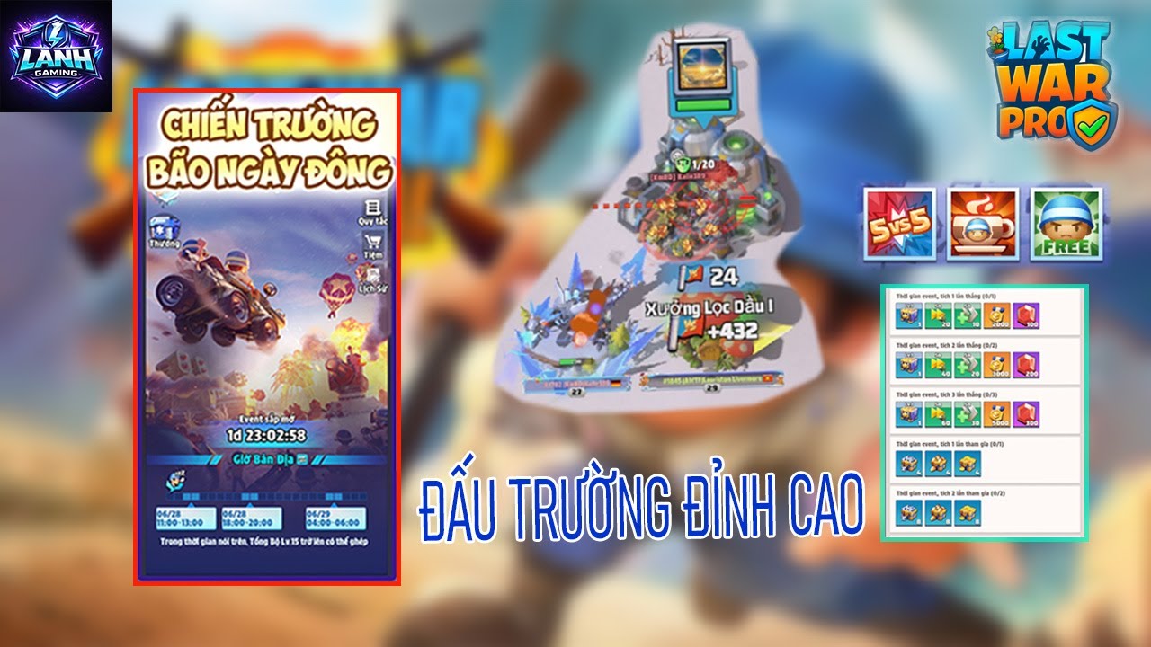 Last war | Đấu trường bão ngày đông, trận đấu căng thẳng từ máy chủ S1845