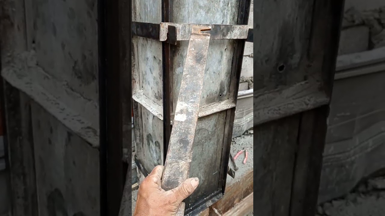 encofrado met&aacute;lico para pilar de 30 por 30.