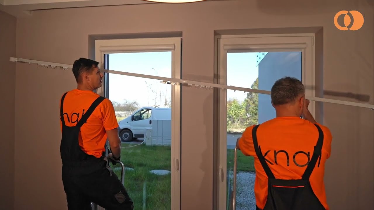 Electric curtain rail KNALL custom made