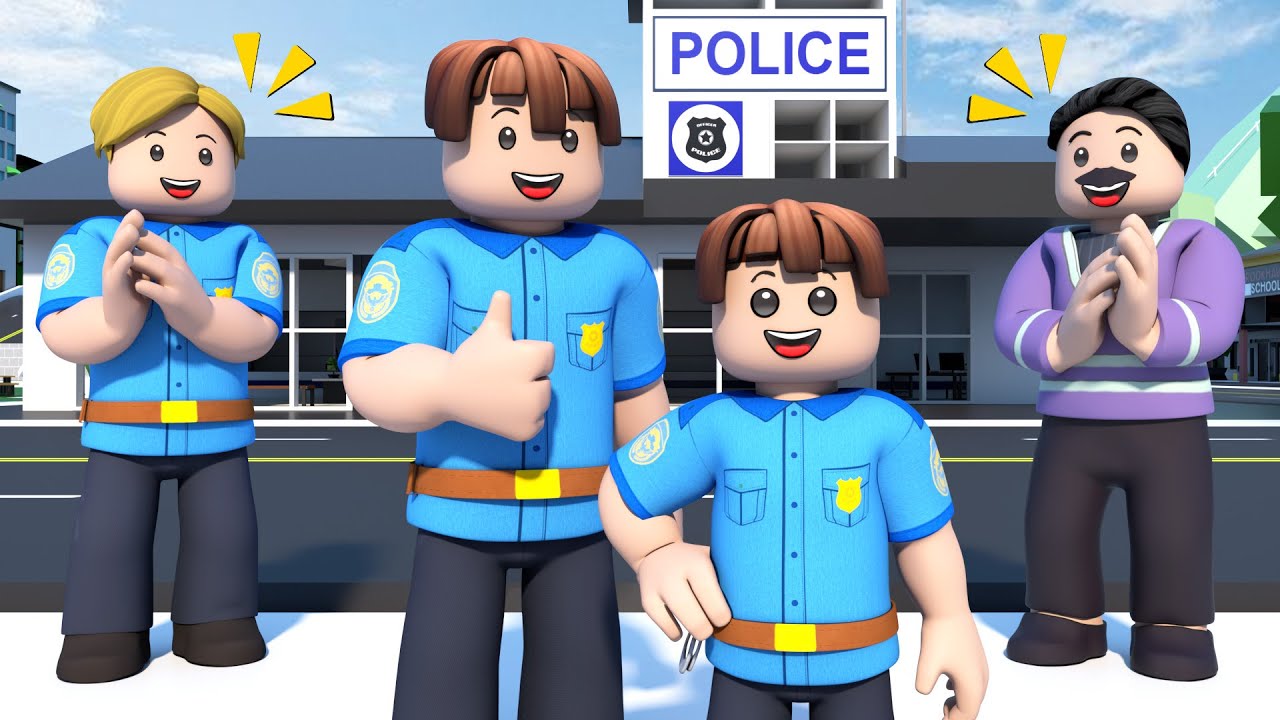 ROBLOX Brookhaven 🏡RP: Little Police Officer Adventure | Roblox Leo