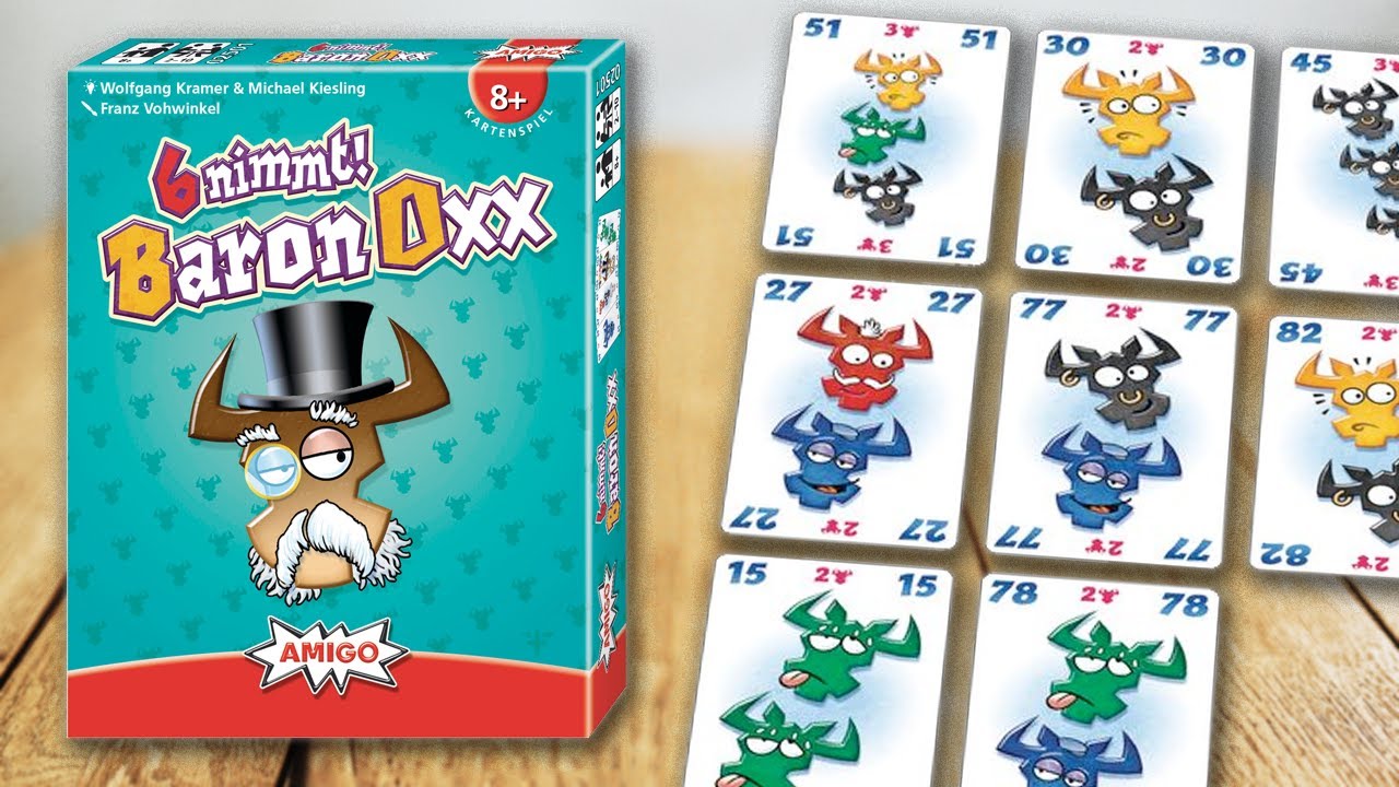 6 NIMMT: BARON OXX - Spielregeln TV (Spielanleitung Deutsch) - AMIGO Spiele