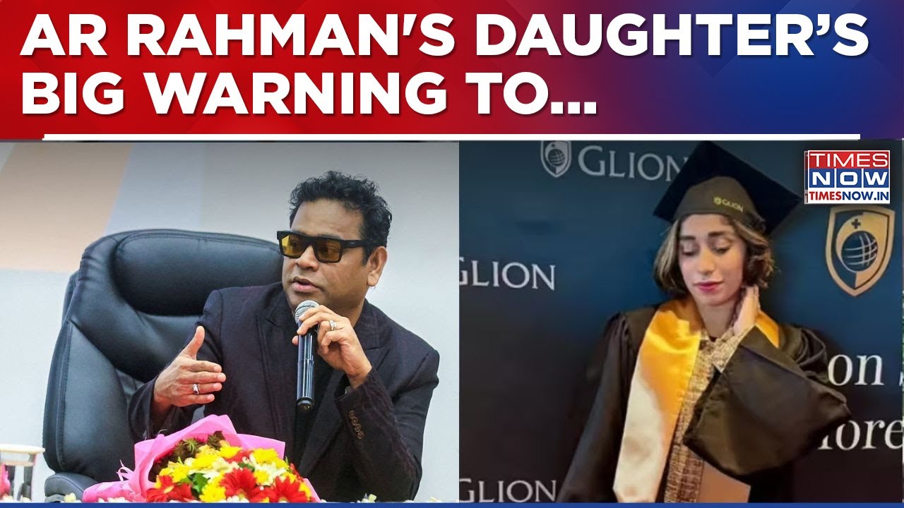AR Rahman Row: Daughter Re-Shares Defence Post; Warns Against Character Assassination