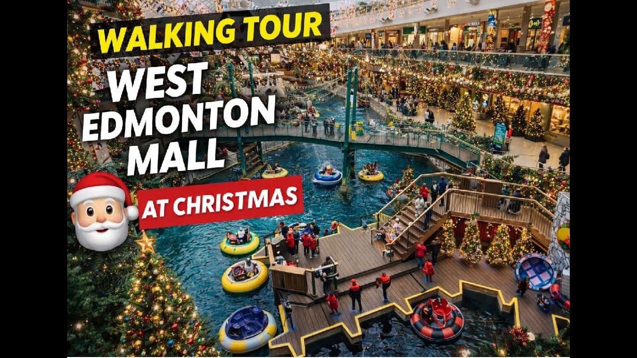 North America's Largest Mall | Christmas Walk | West Edmonton Mall