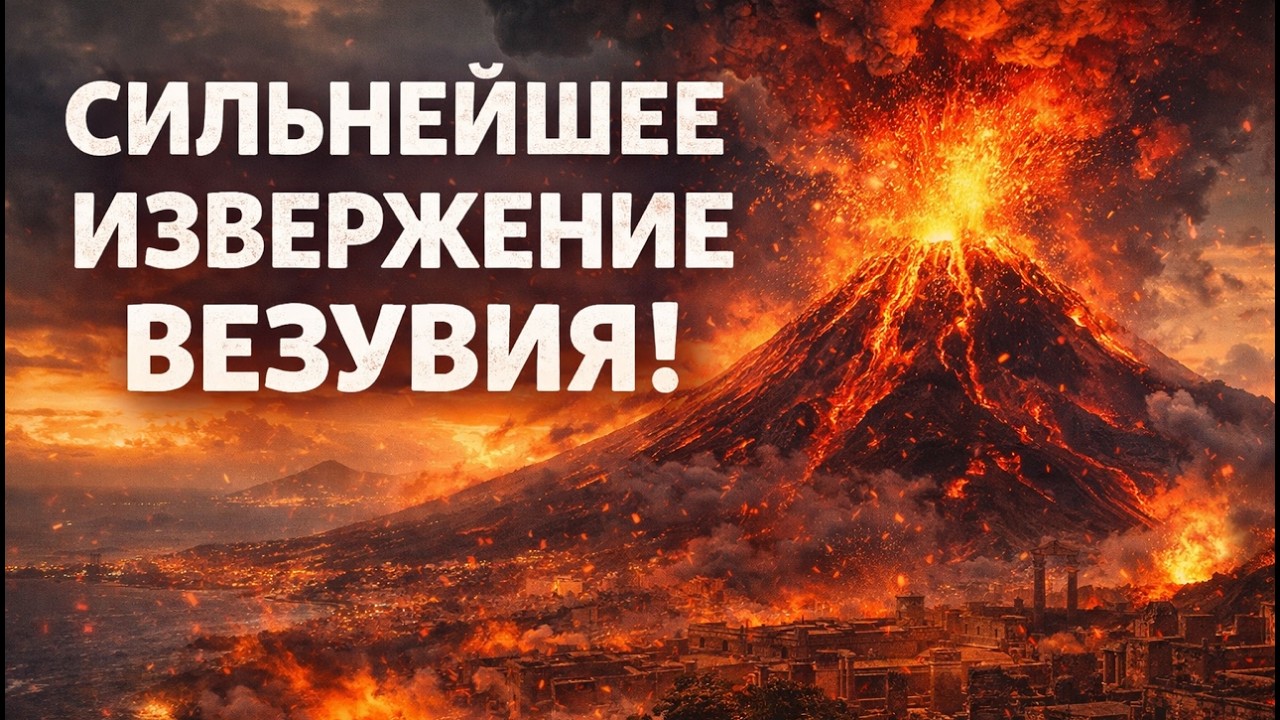 Сильнейшее извержение Везувия| как все произошло?