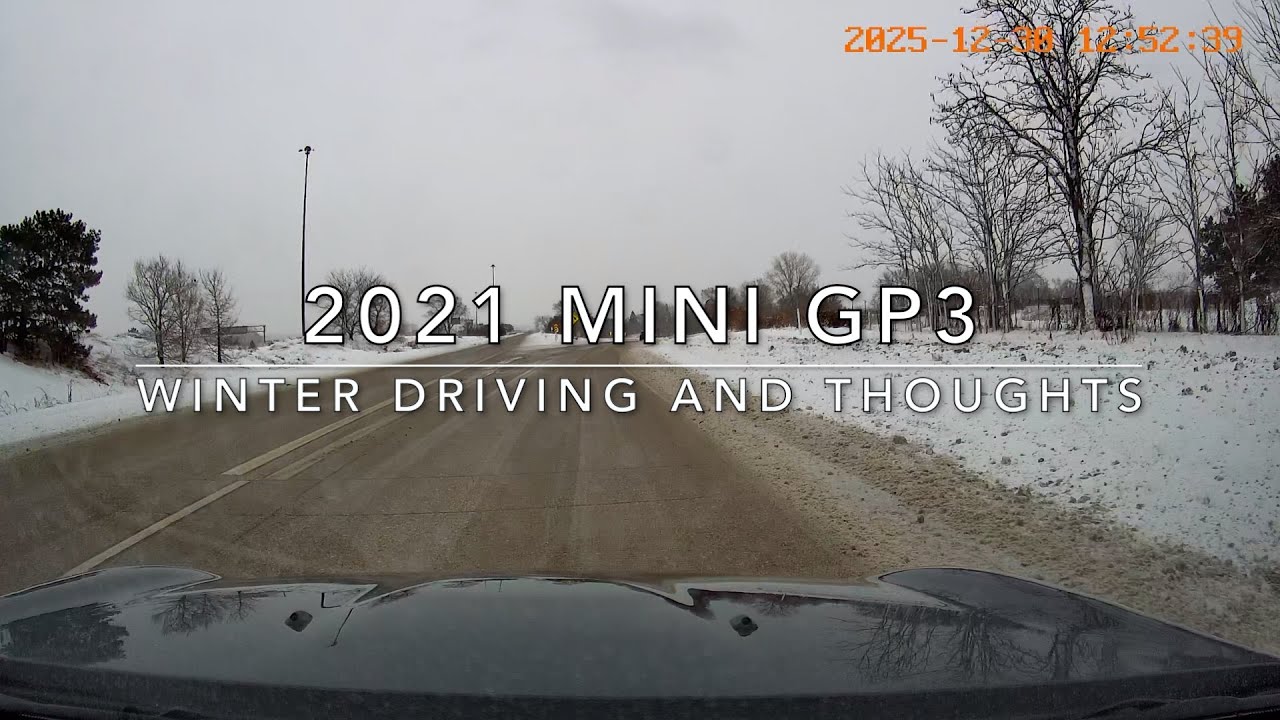 My MINI GP3 and Winter MN Driving (Dec 2025)