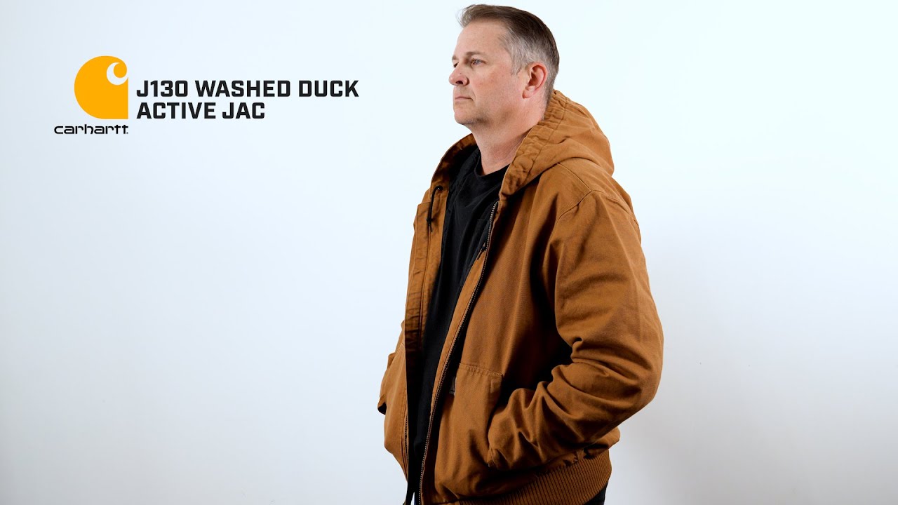 Carhartt 104050 - J130 Washed Duck Active Jac