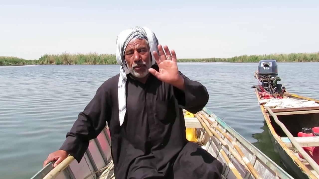 لقاء مع كريم سلس سائق مشحوف في هور الحويزة Meeting With a Boat Driver In Al-Hwieza Marsh