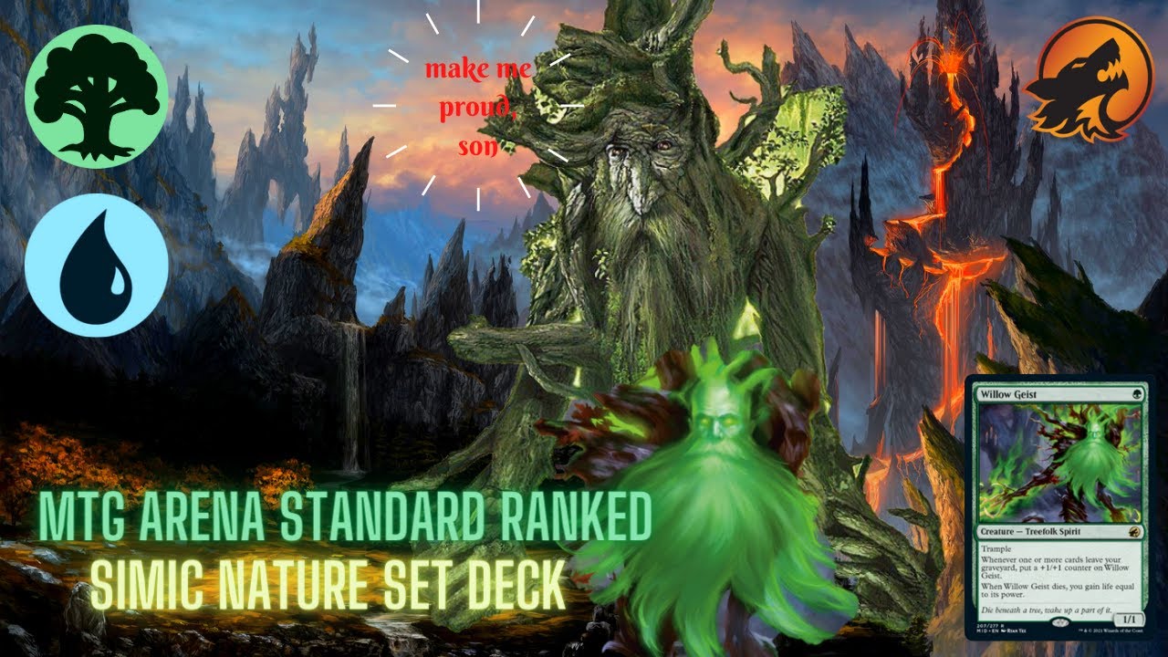 Treebeard's son make us proud | 💧🌳Simic Innistrad Midnight Hunt Set Deck | MTG Arena standard ranked