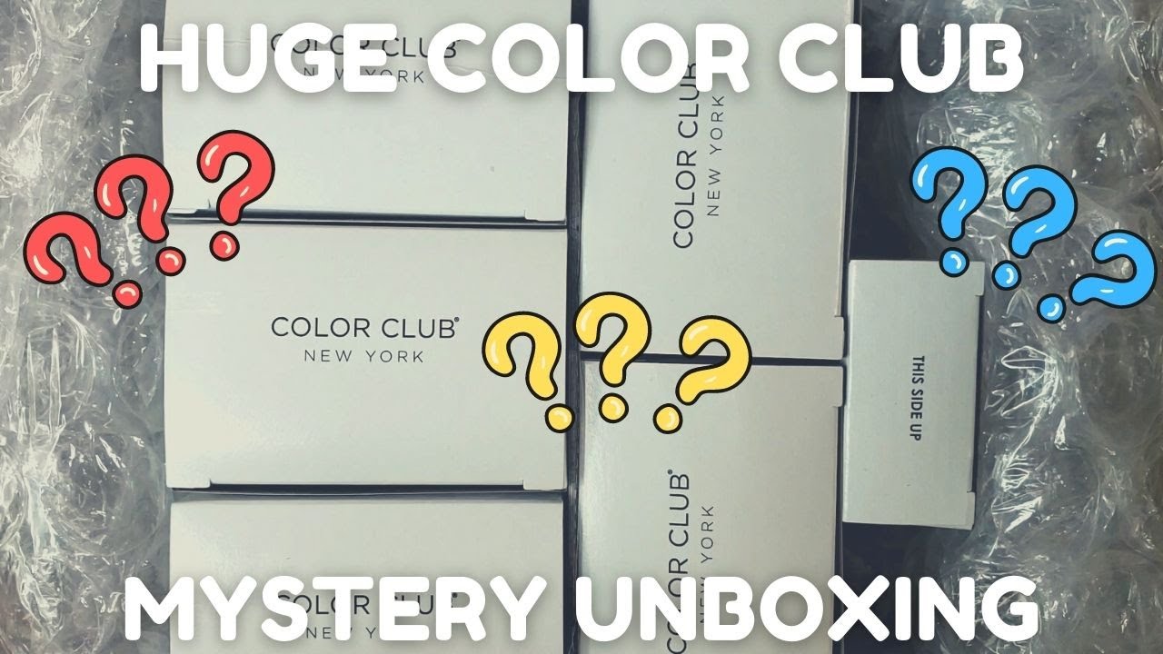 UNBOXING 31 COLOR CLUB MYSTERY POLISHES I BOUGHT IN A FUGUE STATE