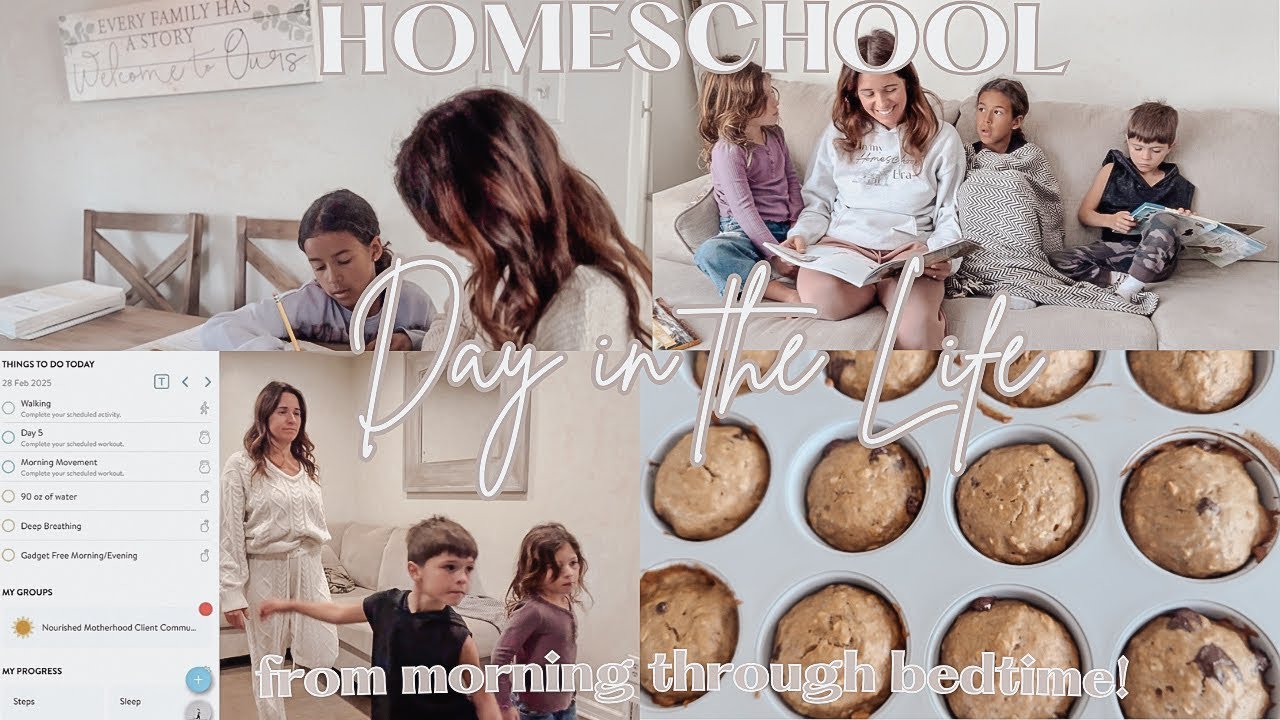 Homeschool Day in the Life | mom of 5 | homeschooling, homemaking, and herbal remedies