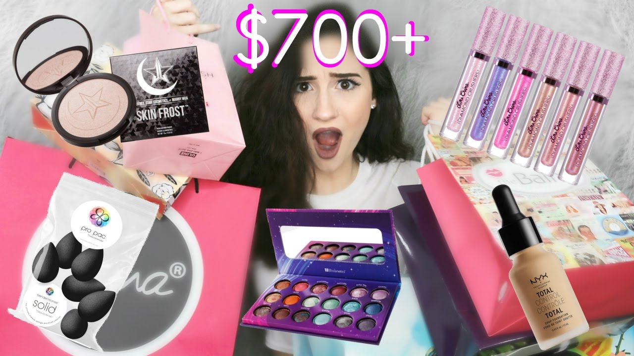 HUGE $700+ MAKEUP HAUL?! MY BIGGEST MAKEUP HAUL EVER: IMATS NYC || BeautyChickee