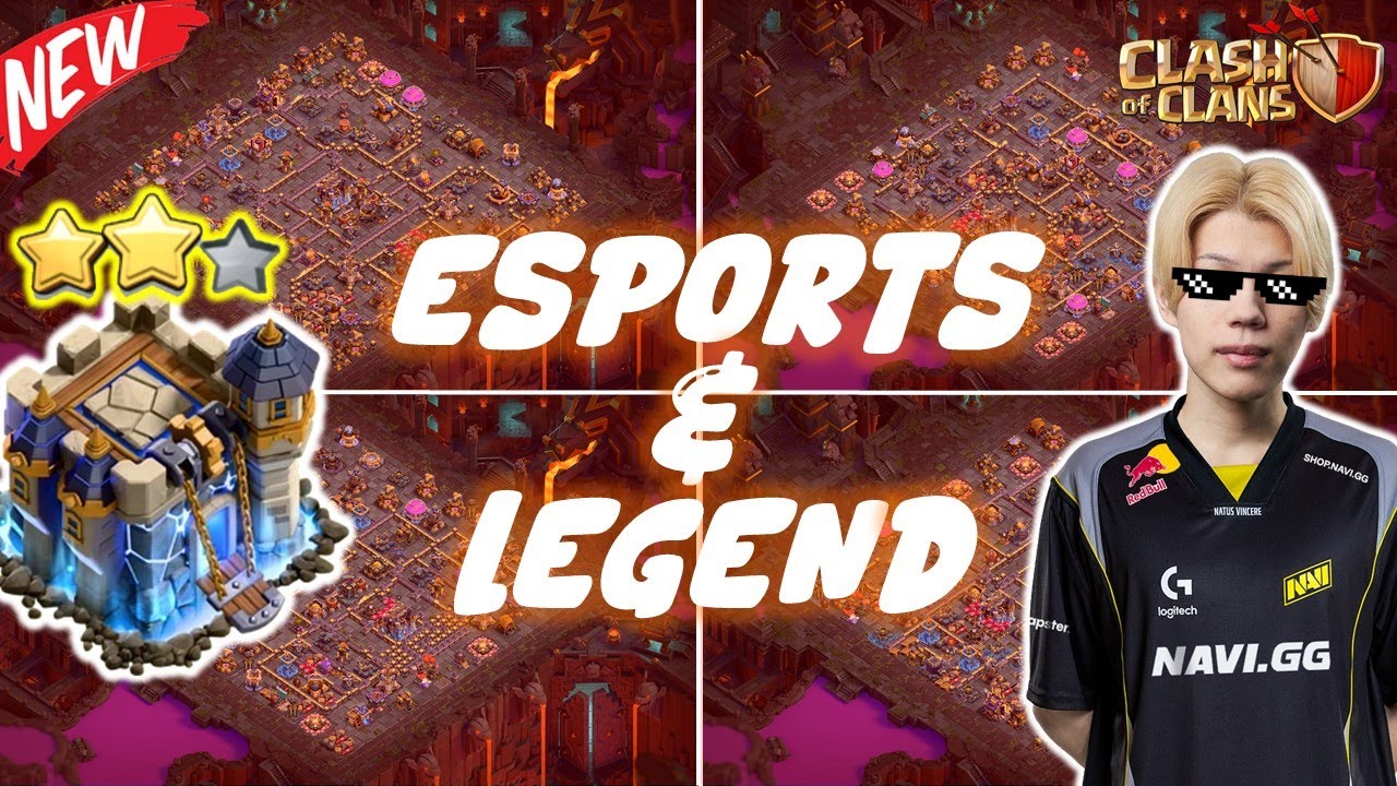 ESPORTS LEGEND CWL TH18 BASES WITH COPY LINKS 2026 | +5700 PUSHING TROPHY | CLASH OF CLANS LAYOUT
