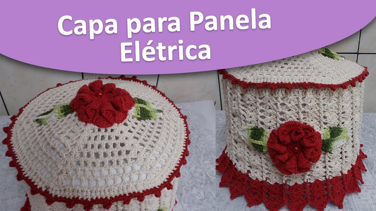 Capa para Panela Elétrica de Crochê - Passo a Passo