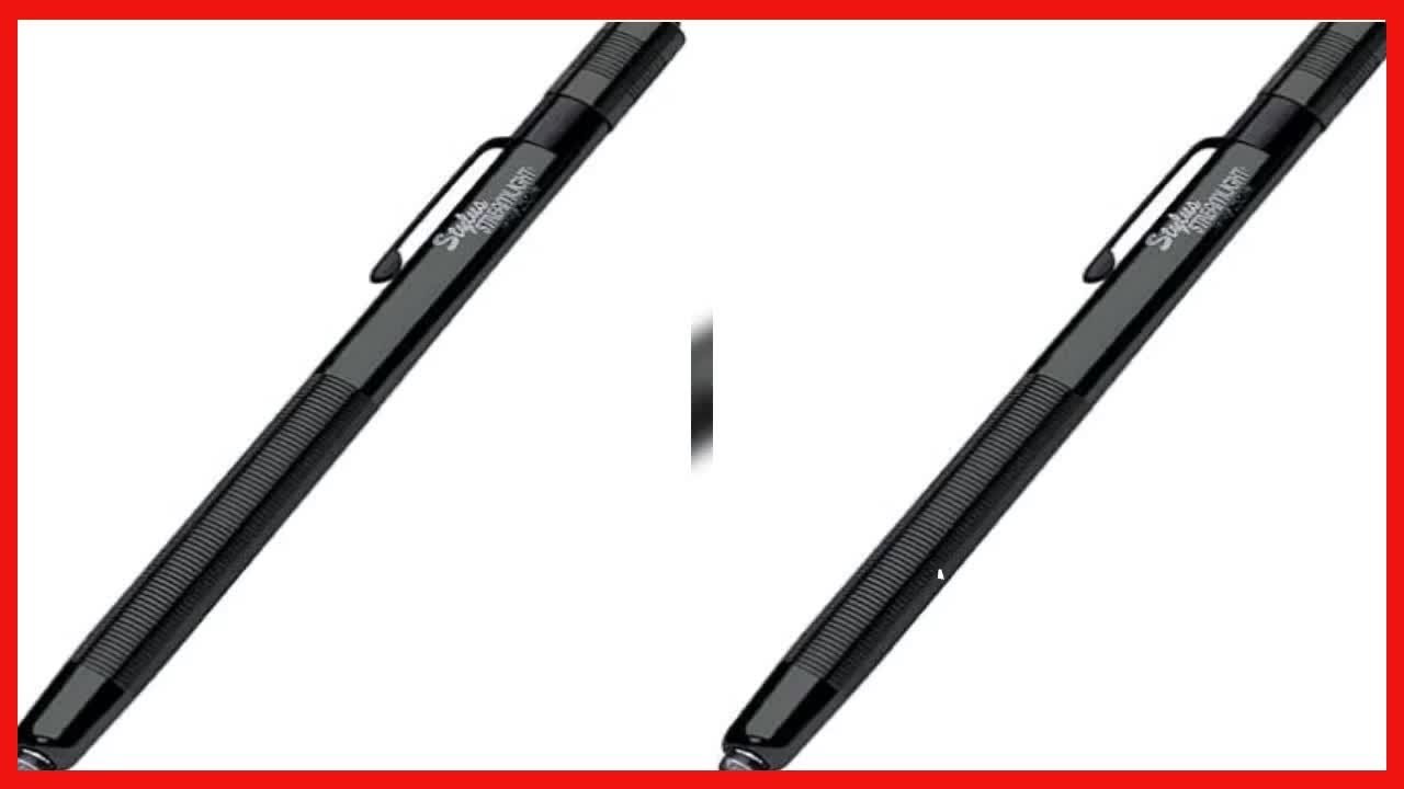 Streamlight 65020 Stylus 7-Lumen Green LED Pen Light with 3 AAAA Alkaline Batteries, Black, Clamshel