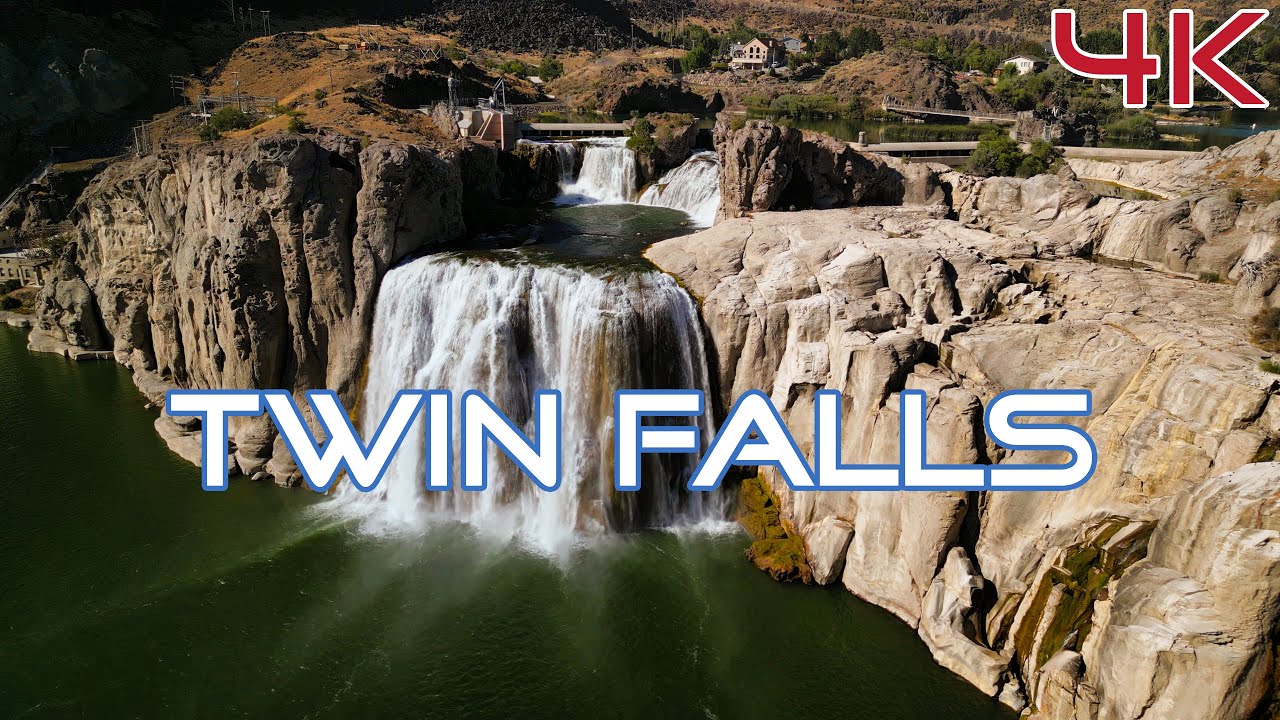 Idaho's Triple Delight: Twin Falls, Shoshone Falls, and Perrine Bridge Spectacular Adventure! 4K UHD