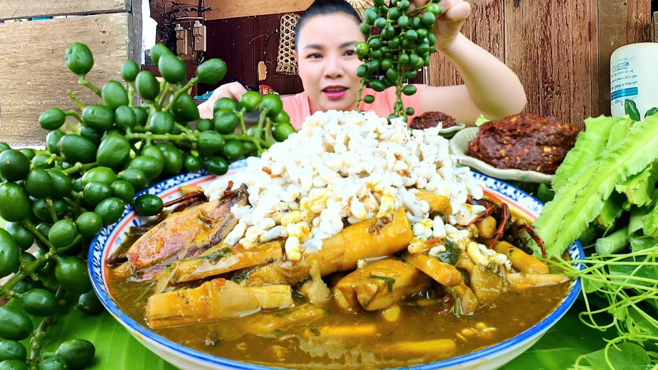 #ลูกผักหวานป่า#น้ำพริกตาแดง  #เเกงหน่อไม้ #ไข่มดแดง #อาหารตามฤดูกาล |ส้มซ่าพาเเซ่บ 31มีนาคมค.ศ.2025