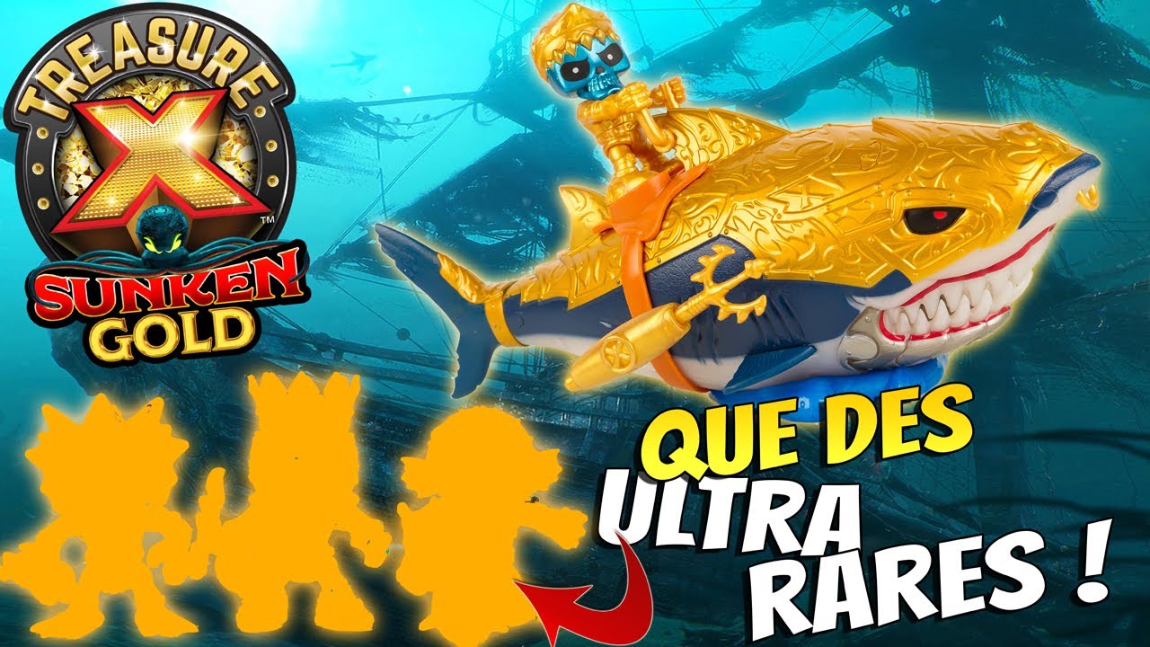 TRESOR X Sunken Gold Le Trésor du Requin et Avalanche de Figurines Ultra Rares Review