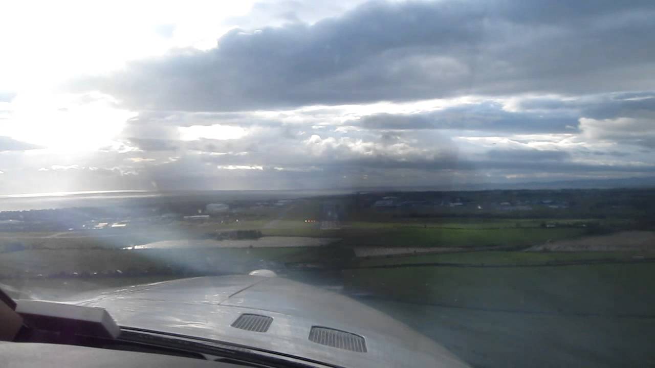 SOCATA TBM 700C2 Landing in Prestwick, Scotland ( EGPK). Atlantic Crossing KHWO- EPWA
