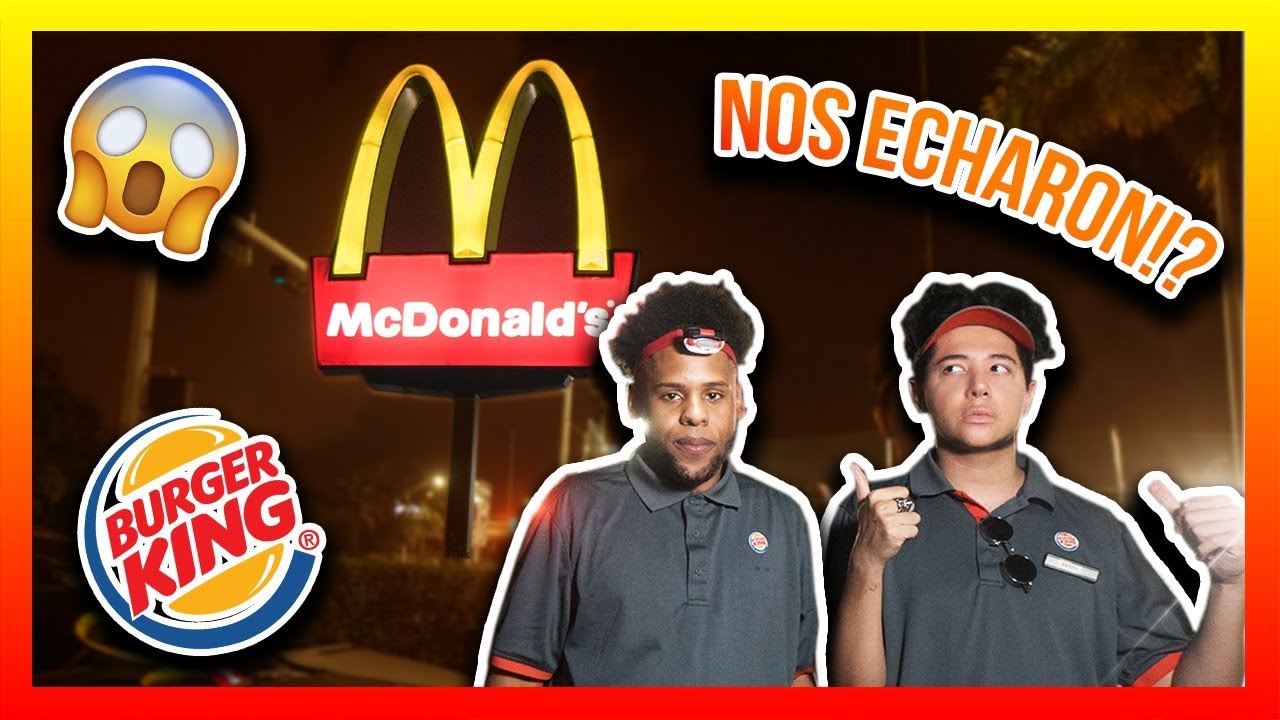 FUIMOS A UN MCDONALDS CON UN UNIFORME DE BURGER KING Y AS&Iacute; REACCIONARON... **con afrito**