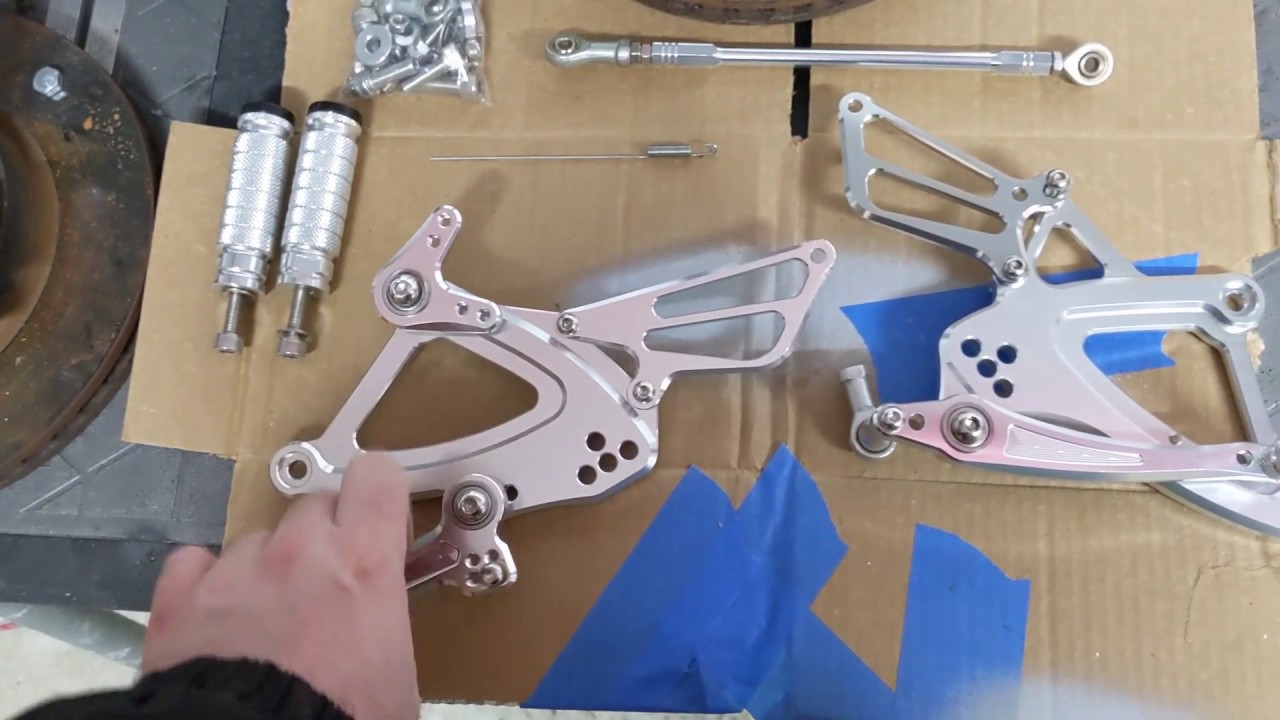 2016-2019 CBR500R Sato style eBay rearset installation