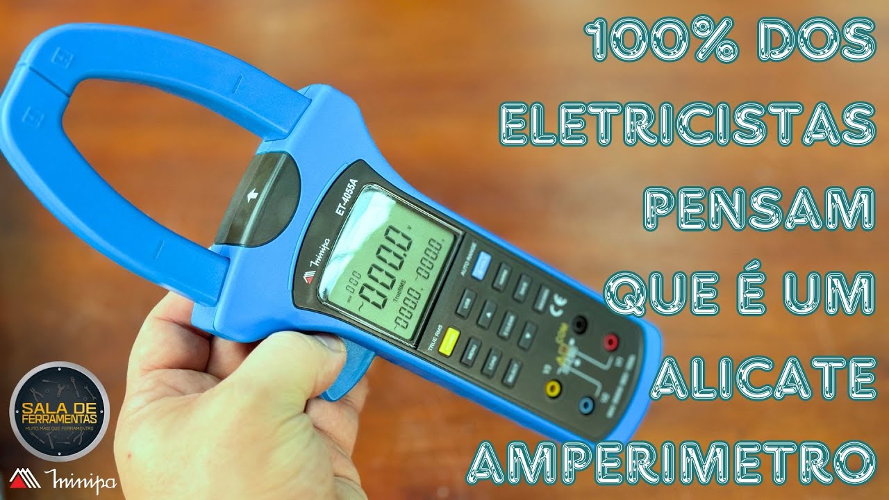 O FANT&Aacute;STICO ALICATE WATIMETRO DA MINIPA ET-4055A UM DOS MELHORES EQUIPAMENTOS QUE JA TESTEI #MINIPA